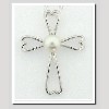 Pearl Cross Pendants